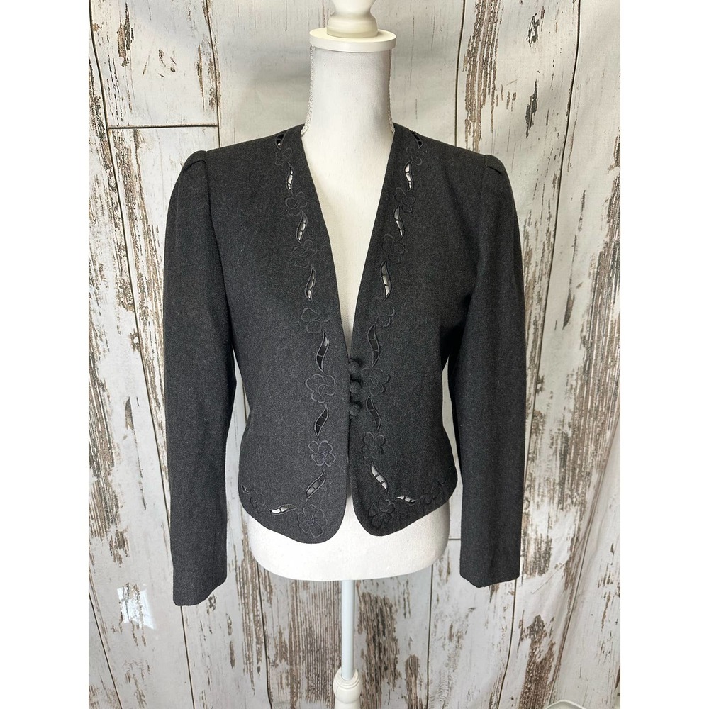 Vintage Sasson Gray Wool Blend Jacket